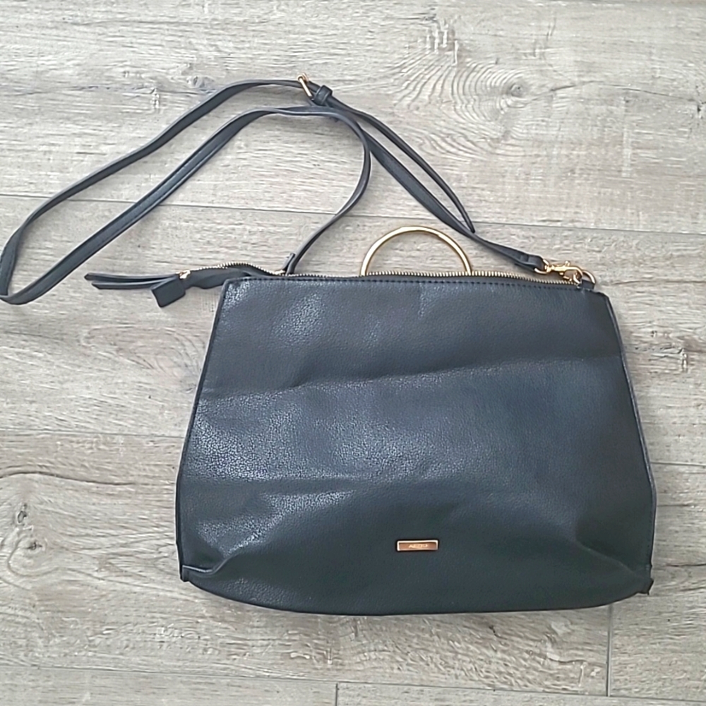 Aldo Purse 10"×14" (bottom), material: polyethylene vinyl.